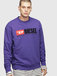 Diesel SCREWDIVISION SWEATSHIRT fialová