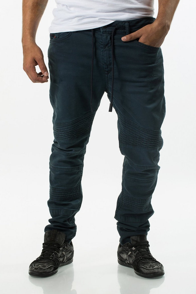 DIESEL BAKARINE Sweat jeans modré