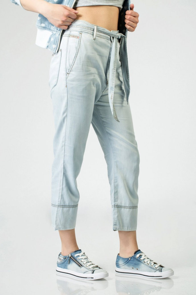 DIESEL DEJAMA TROUSERS modré