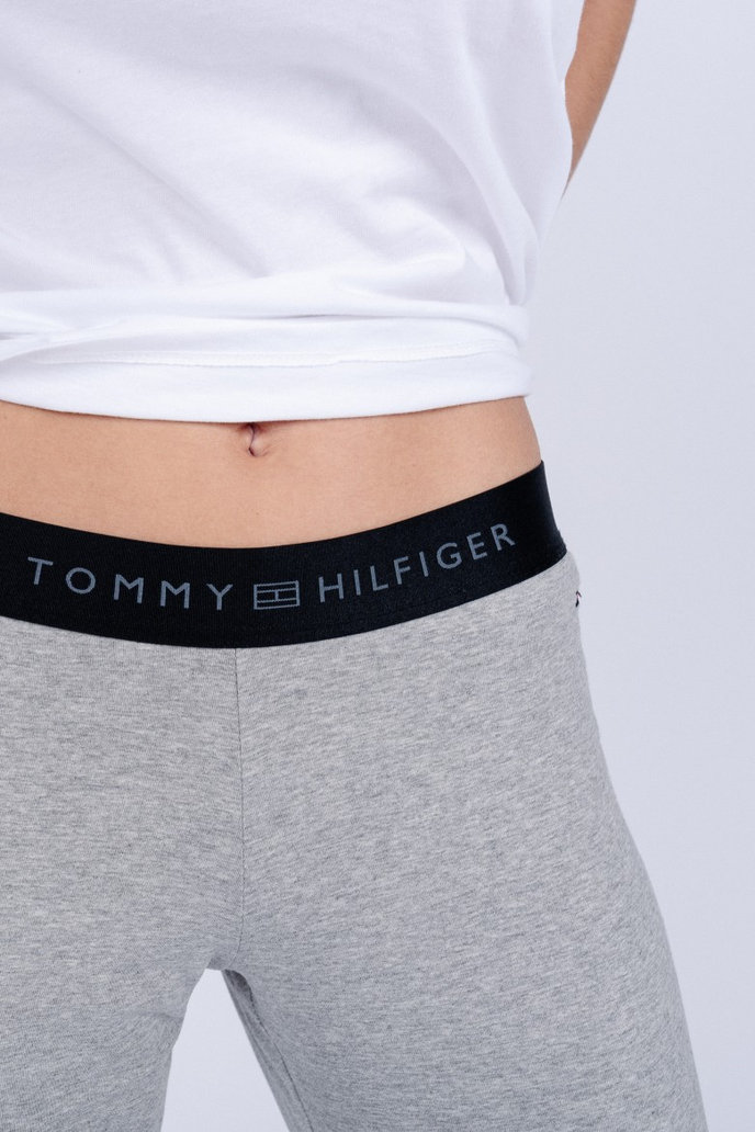 Tommy Hilfiger Cotton pant iconic sivé