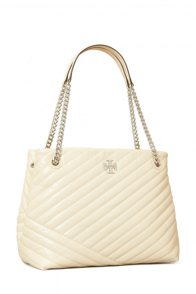 KIRA Chevron Tote béžová