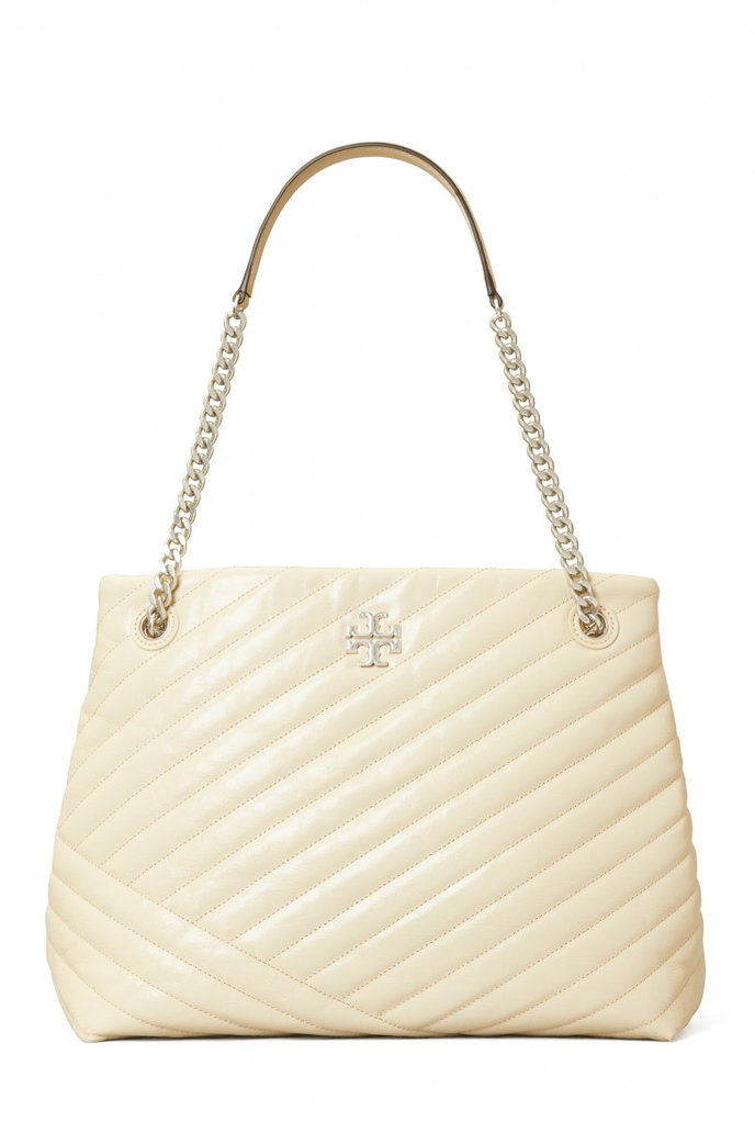 KIRA Chevron Tote béžová