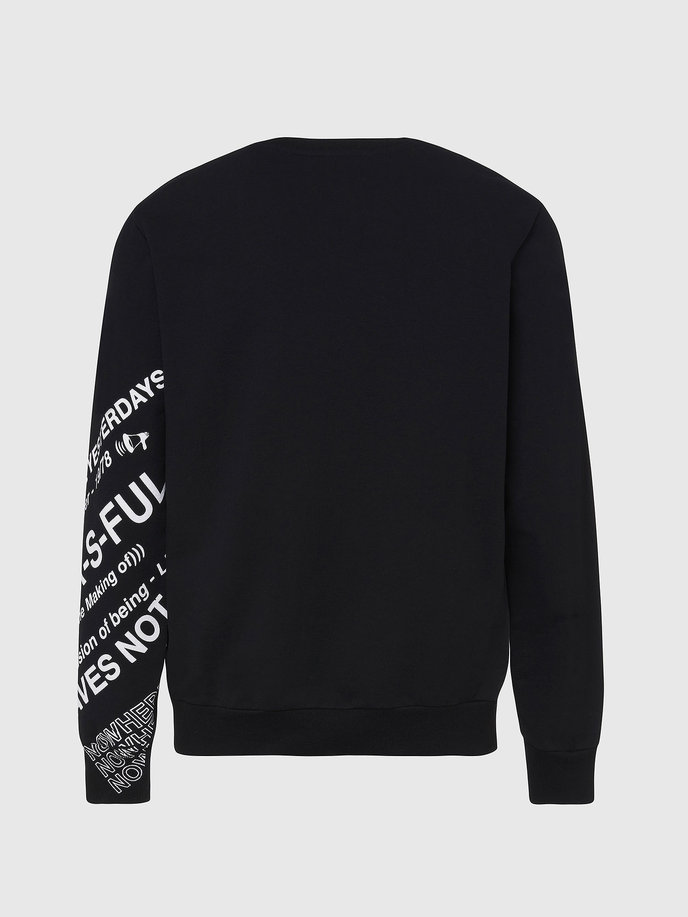 SGIRKFOLDED SWEATSHIRT čierna