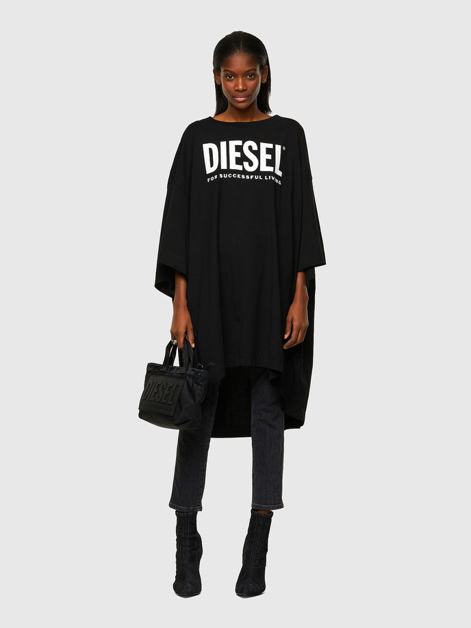 Diesel DEXTRAECOLOGO DRESS čierne