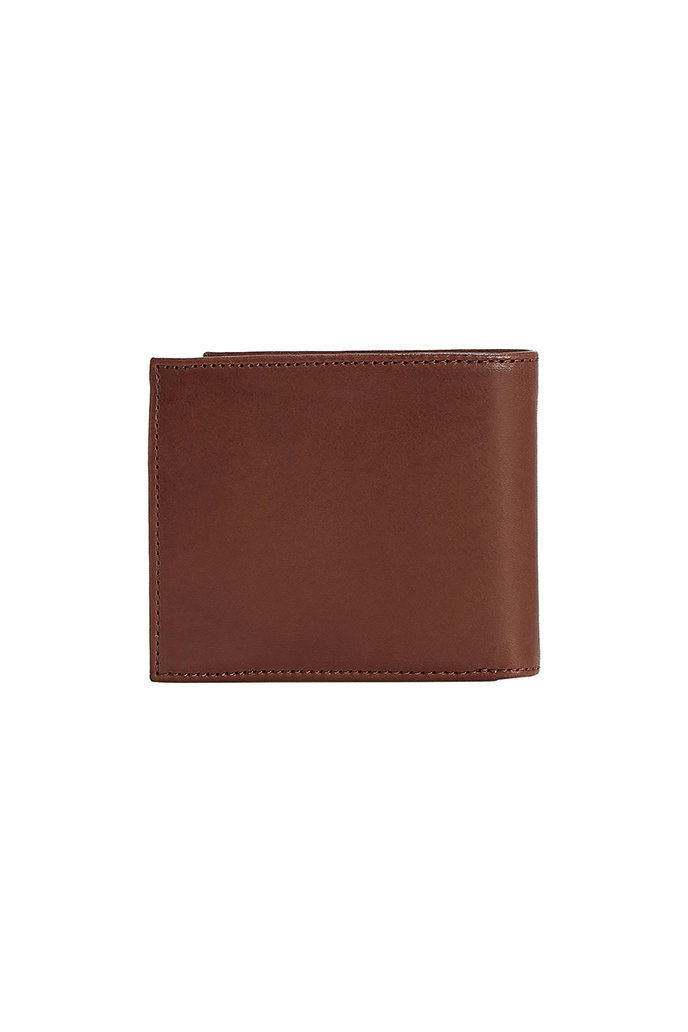 CASUAL LEATHER CC FLAP AND COIN hnedá