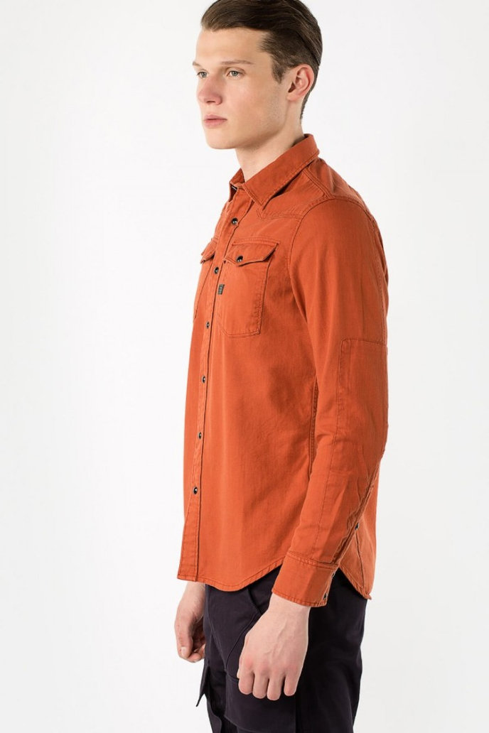 G-STAR 3301 pm shirt l/s oranžová