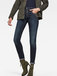 G-STAR Lynn Zipper Mid Skinny Wmn oceľovo-modré