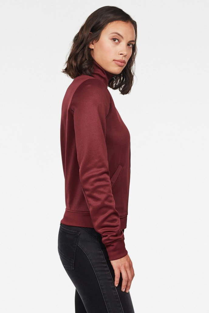 Lanc slim tracktop sw wmn l\s bordová