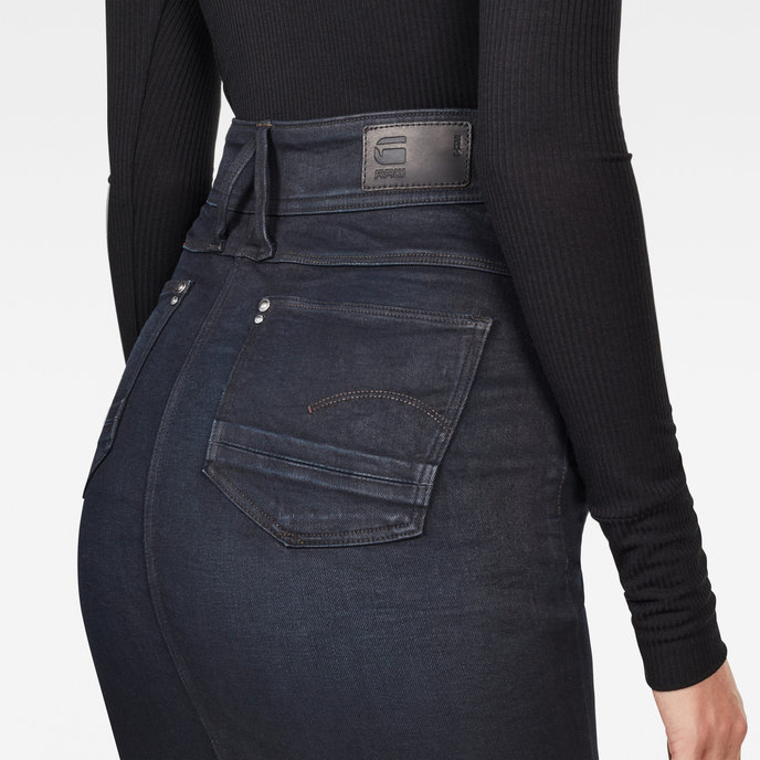 Lynn Biker Slim Skirt tmavomodrá