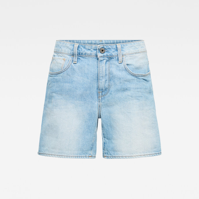 3301 High Boyfriend Short Wmn svetlomodré