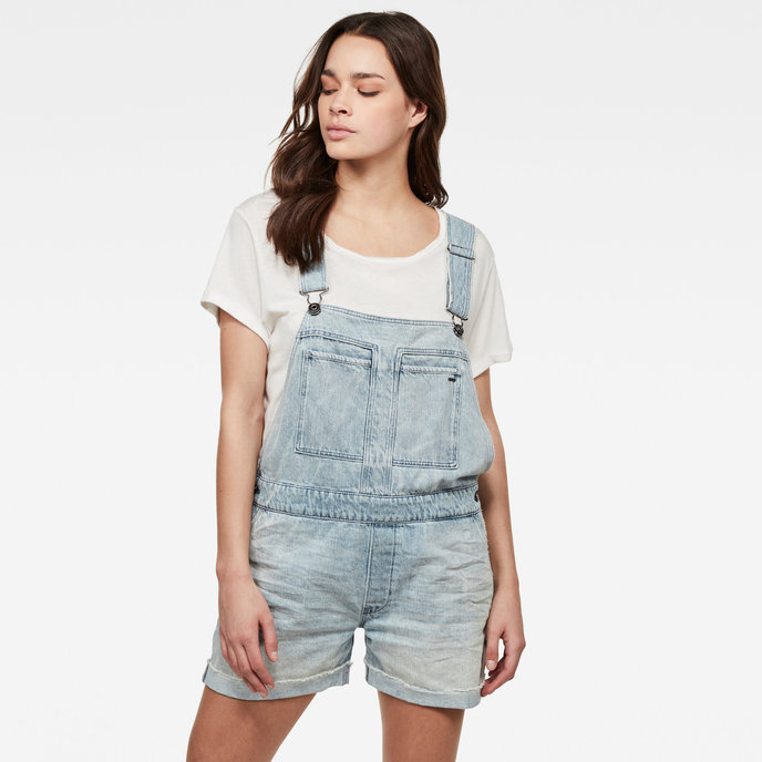 Faeroes bf Short Overall rp tu Wmn svetlomodrý