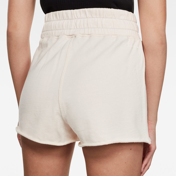 High waist sw short wmn biele