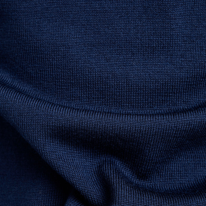 G-star Premium Basic Knit r l\s modrý