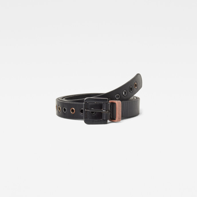 Khoma eyelet belt wmn čierny