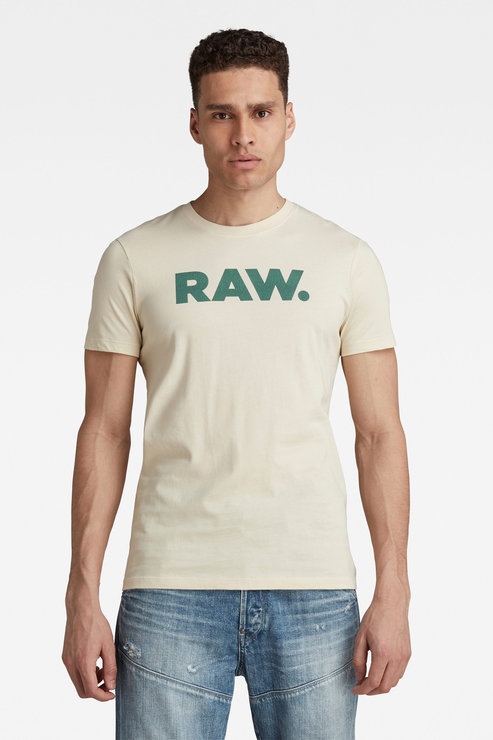 Tričko - RAW. slim r t žlté