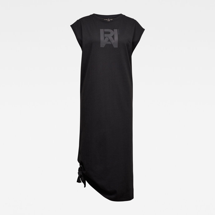 RAW adjustable tee dress čierne
