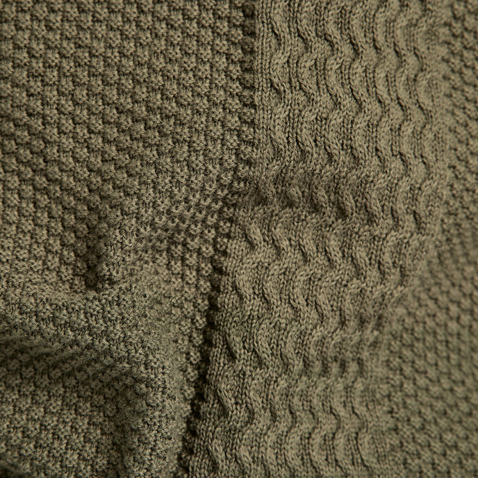 G-star RAW Fine tone cotton knit o zelený
