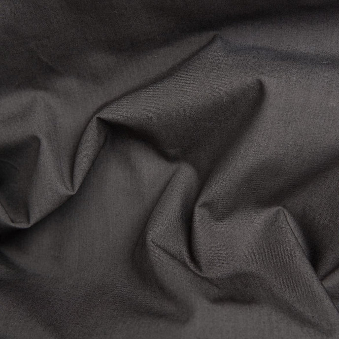 Fabric mix quilted sw overshirt šedo-čierna