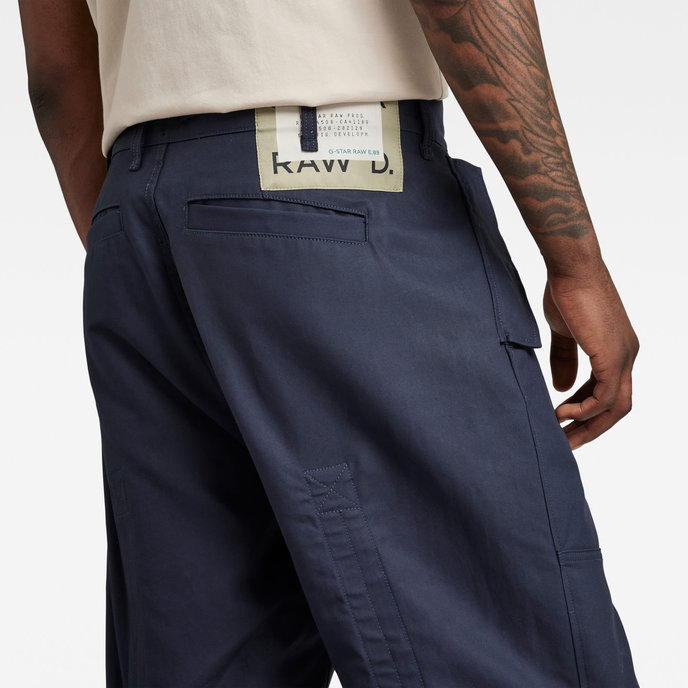 Zippy cargo relaxed tapered modré