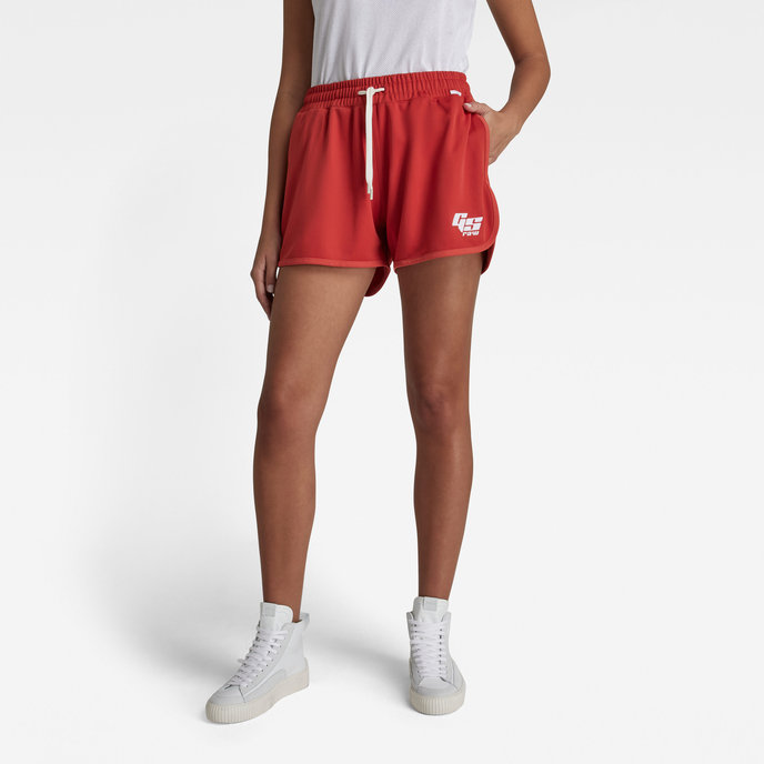 Boxed gr sports shorts červené