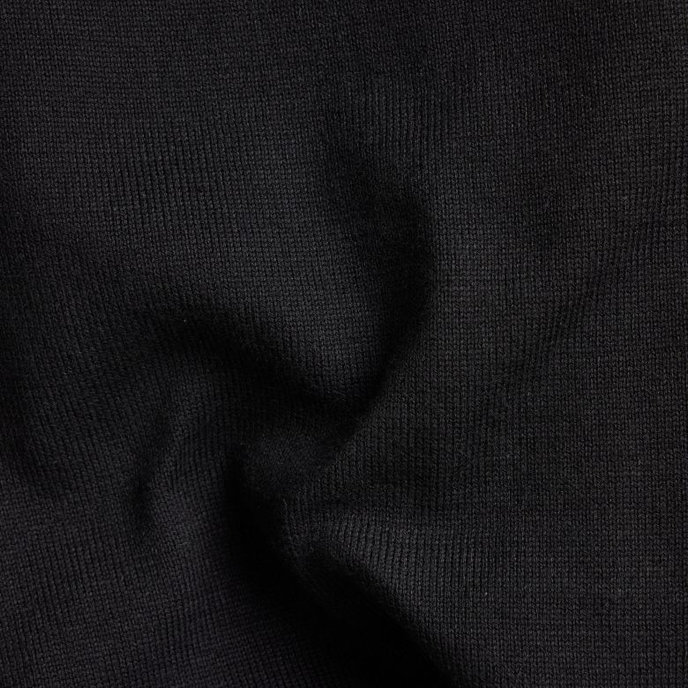 Premium core mock knit čierny