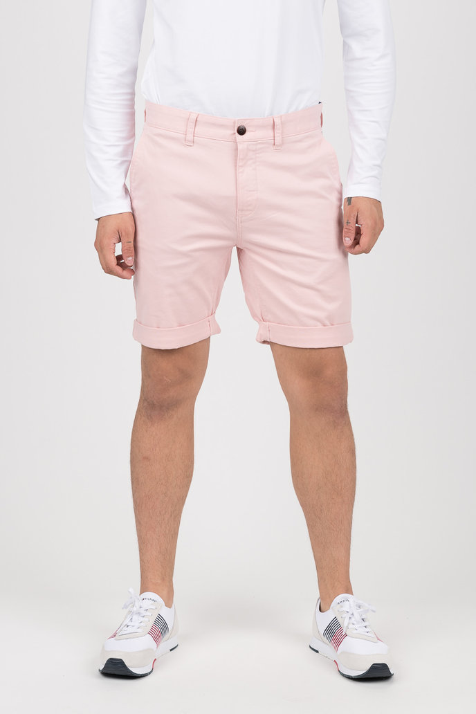 TJM ESSENTIAL CHINO SHORT svetloružové