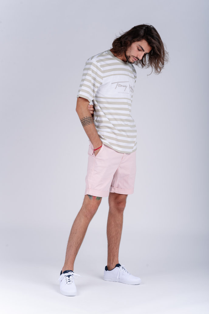 TJM ESSENTIAL CHINO SHORT ružové