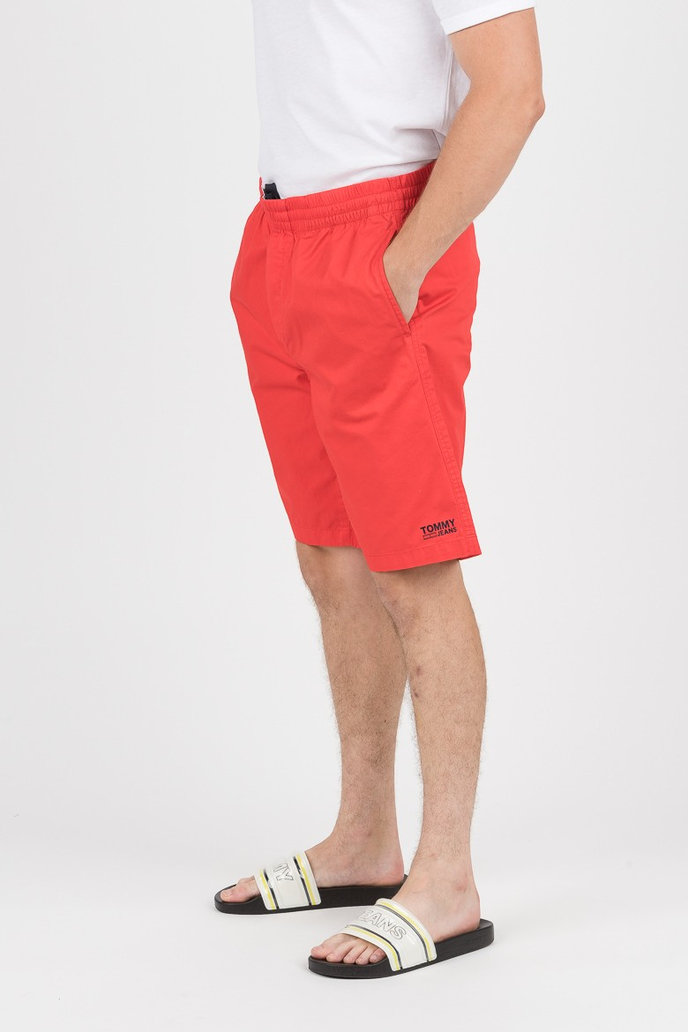 TOMMY HILFIGER TJM BASKETBALL SHORT červené