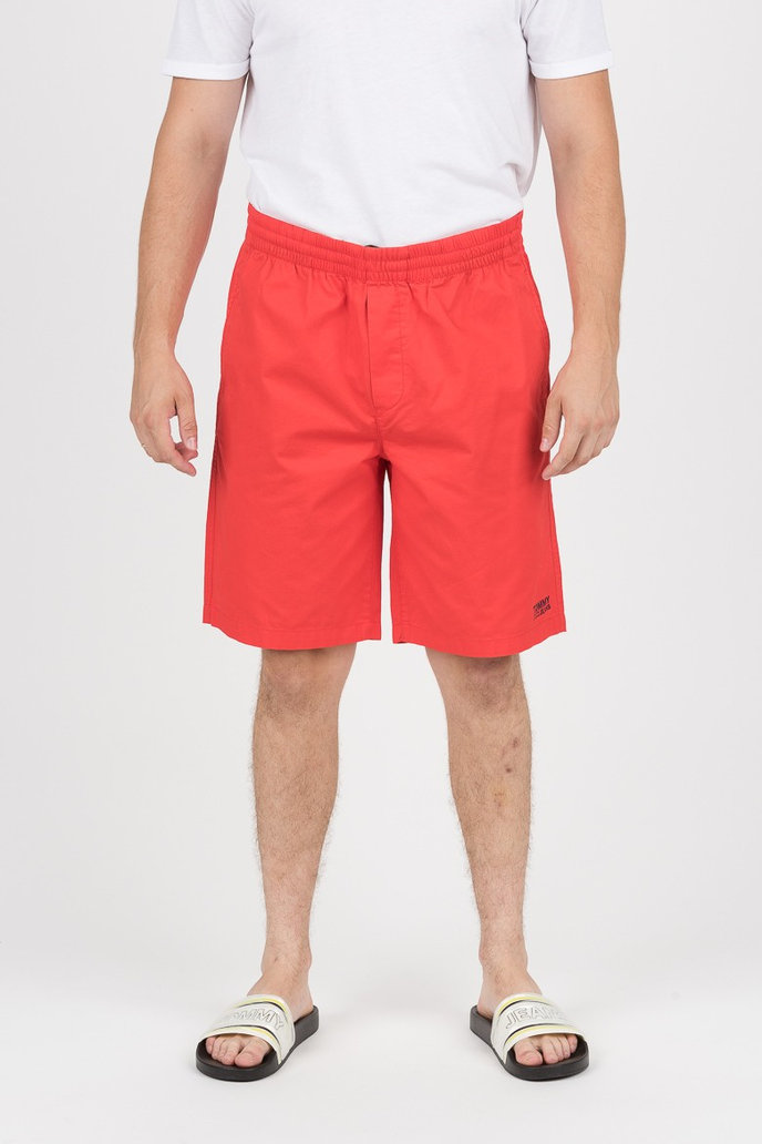 TOMMY HILFIGER TJM BASKETBALL SHORT červené