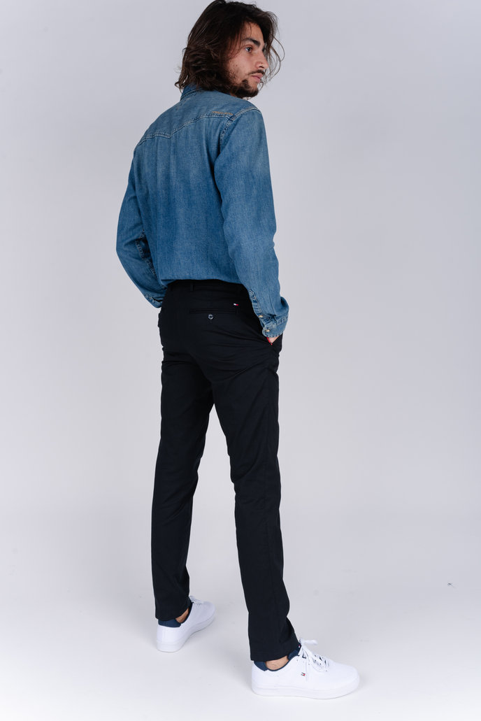 TJM WESTERN DENIM SHIRT modrá