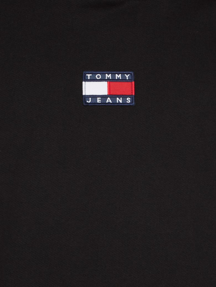 Tommy Jeans TJM TOMMY BADGE HOODIE čierna