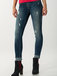 TOMMY HILFIGER LOW RISE SKINNY SOPHIE DYASTD modré