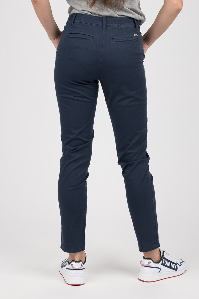 TJW ESSENTIAL SLIM GMD CHINO tmavomodré