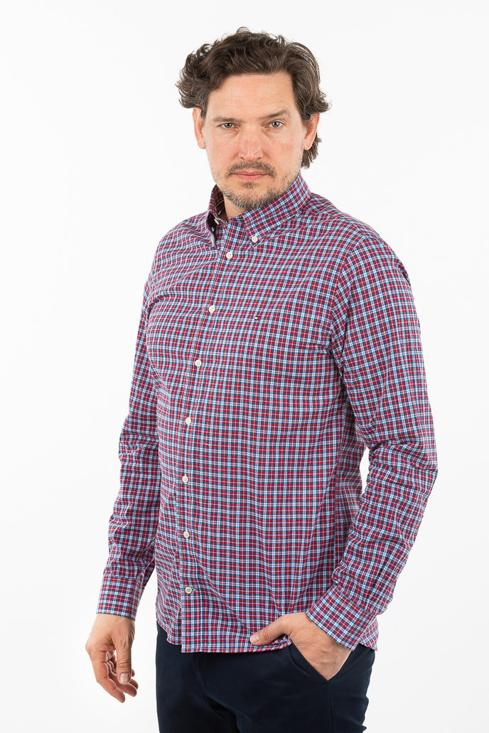 TOMMY HILFIGER SUMMER TARTAN SHIRT viacfarebná