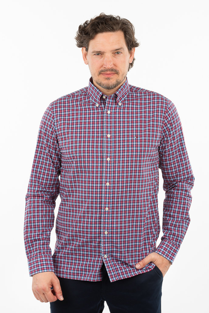 TOMMY HILFIGER SUMMER TARTAN SHIRT viacfarebná