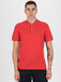 BASEBALL COLLAR SLIM POLO červené