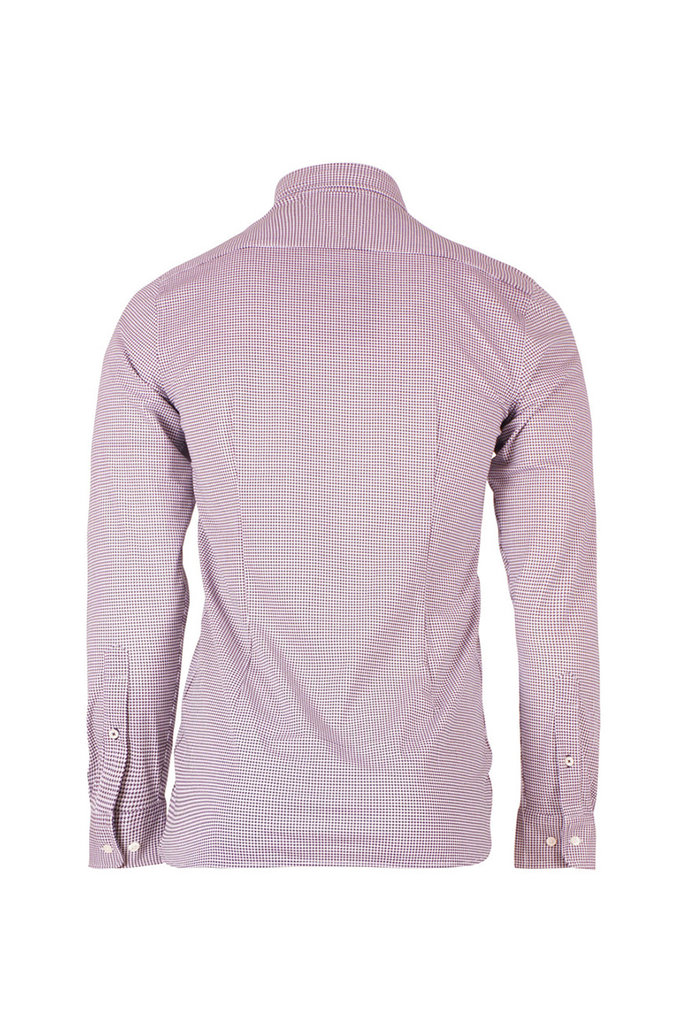 SLIM FLEX WEAVE SHIRT bordová