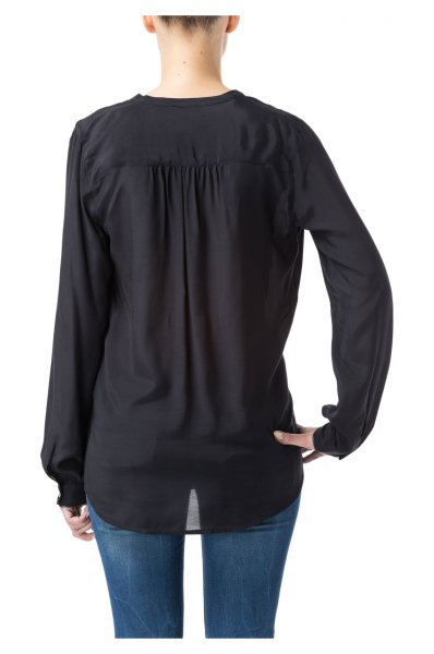 CAMIRA BLOUSE LS tmavomodrá