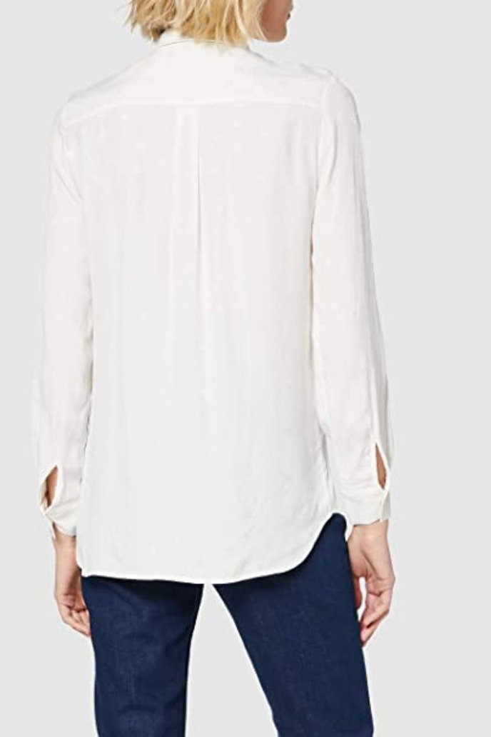 NISSE VISCOSE BLOUSE biela