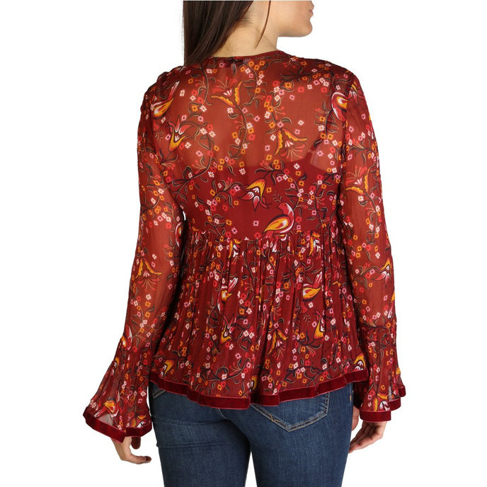 SIMONE BLOUSE LS červená