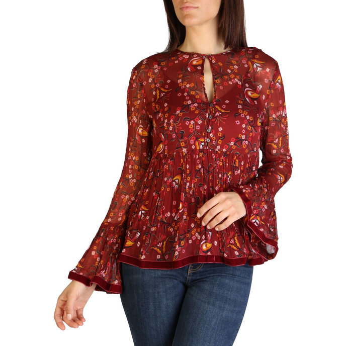 SIMONE BLOUSE LS červená