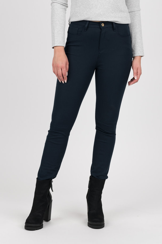 TH ESSENTIAL GABARDINE COMO PANT tmavomodré