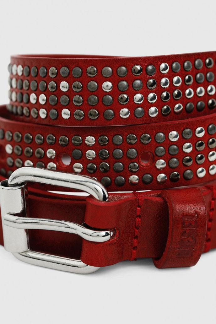 BMINISTUD  belt tmavočervený