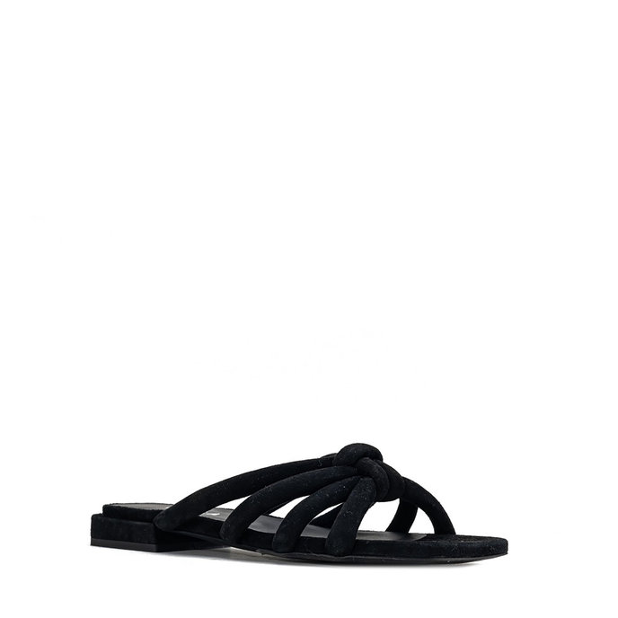 FURLA ESSENTIAL SANDAL T. 20 - CAMOSCIO čierne