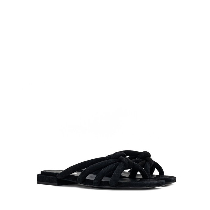 FURLA ESSENTIAL SANDAL T. 20 - CAMOSCIO čierne